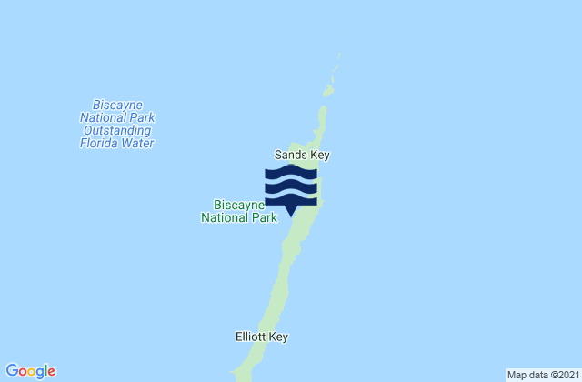 Coon Point (Elliott Key Biscayne Bay), United Statesの潮見表地図