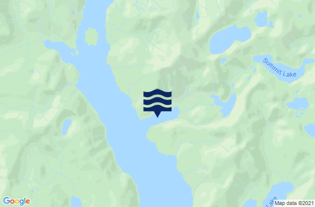 Copper Harbor, United Statesの潮見表地図