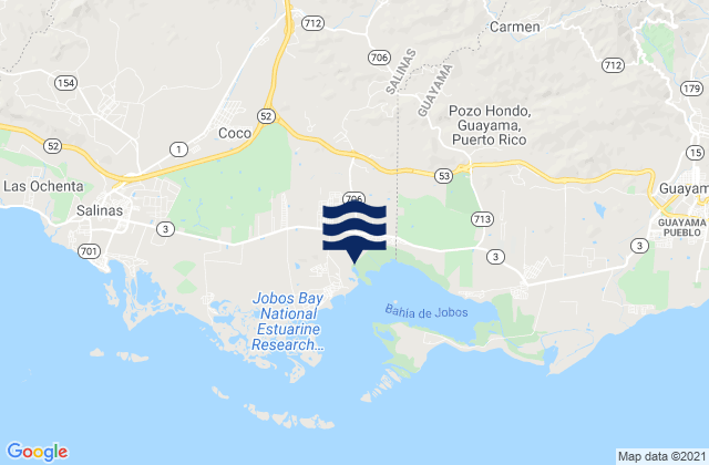 Coquí, Puerto Ricoの潮見表地図