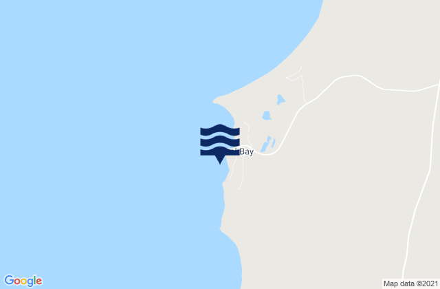Coral Bay, Australiaの潮見表地図