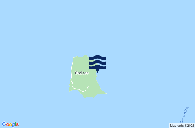 Corisco, Equatorial Guineaの潮見表地図