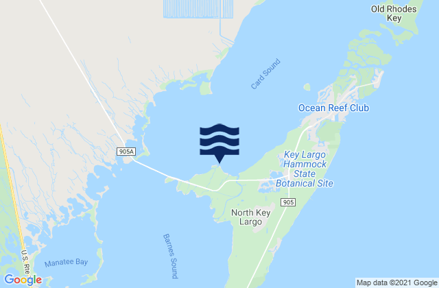 Cormorant Point, United Statesの潮見表地図
