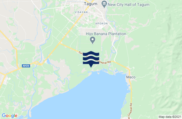Corocotan, Philippinesの潮見表地図