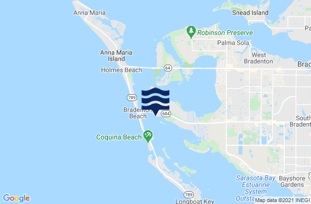 Cortez, United Statesの潮見表地図