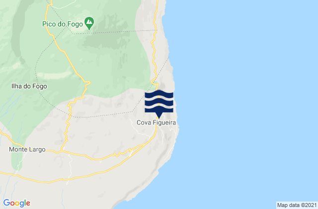 Cova Figueira, Cabo Verdeの潮見表地図