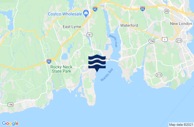 Crescent Beach, United Statesの潮見表地図