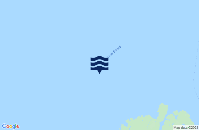 Cross Sound Entrance, United Statesの潮見表地図