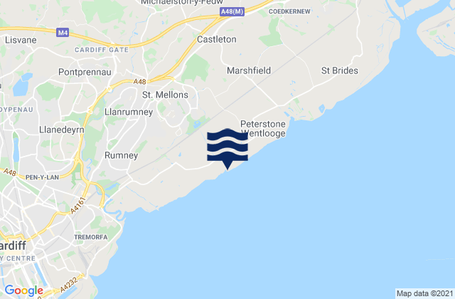Crosskeys, United Kingdomの潮見表地図