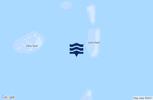 Cruiser Passage, Australiaの潮見表地図