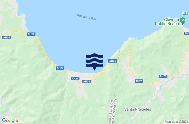 Currmao, Philippinesの潮見表地図
