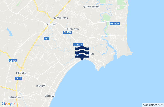Cầu Giát, Vietnamの潮見表地図