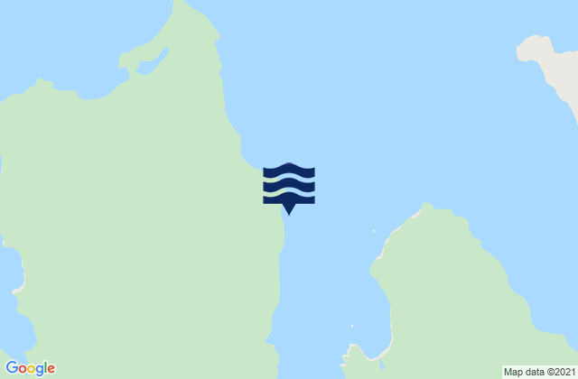 D'urville Point, Australiaの潮見表地図