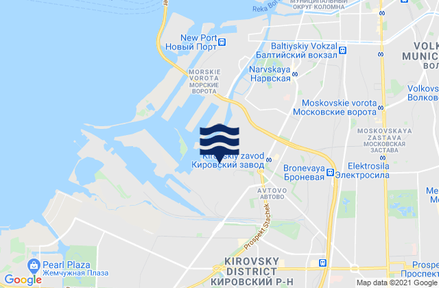 Dachnoye, Russiaの潮見表地図