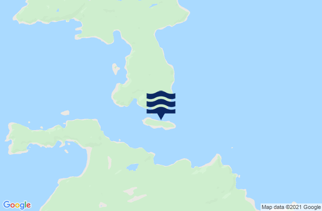 Dadens, Canadaの潮見表地図