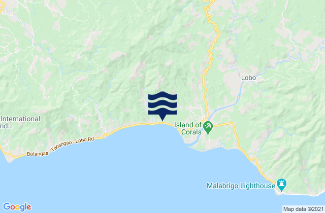 Dagatan, Philippinesの潮見表地図