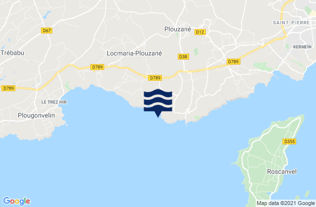 Dalbosc, Franceの潮見表地図