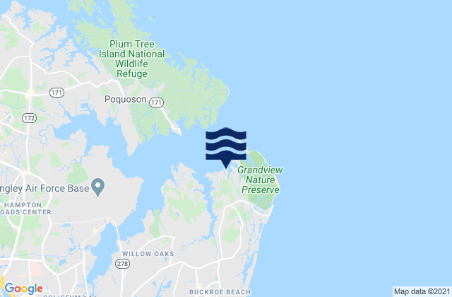 Dandy Haven Marina, United Statesの潮見表地図