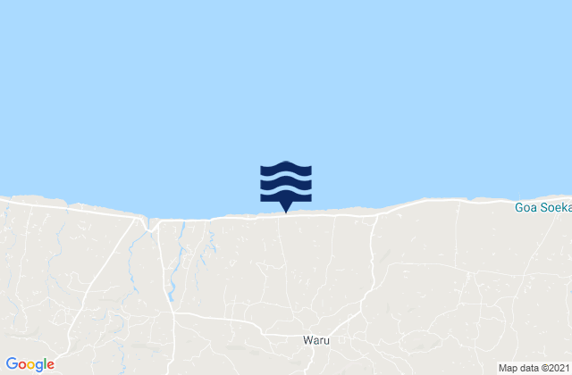 Danpateh, Indonesiaの潮見表地図
