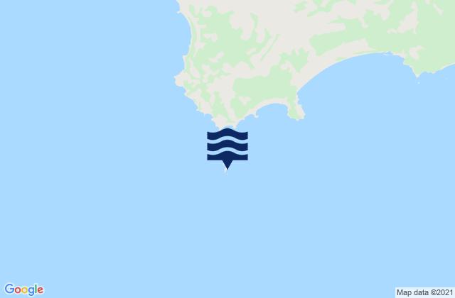 Dapur Island (Banka Island), Indonesiaの潮見表地図