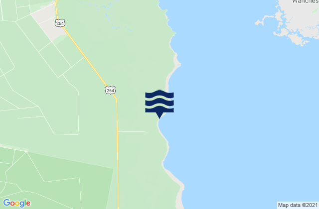 Dare County, United Statesの潮見表地図