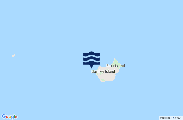 Darnley Island Barge, Australiaの潮見表地図