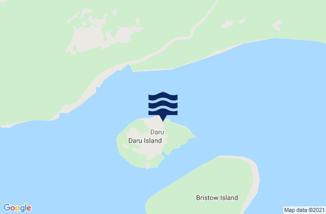 Daru, Papua New Guineaの潮見表地図
