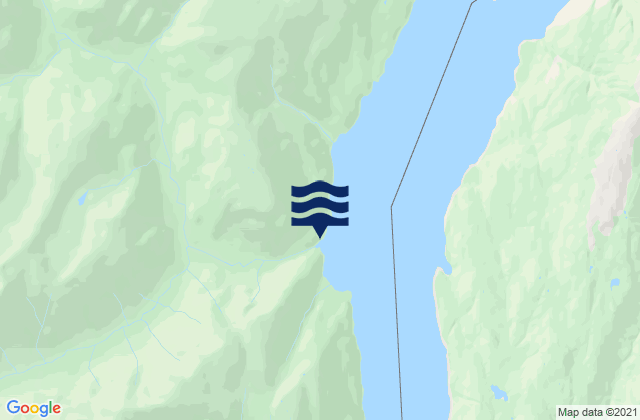 Davis River Entrance Alaska, United Statesの潮見表地図