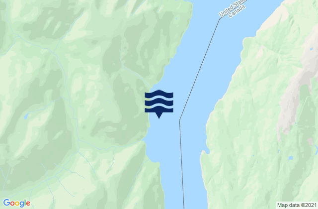 Davis River, United Statesの潮見表地図