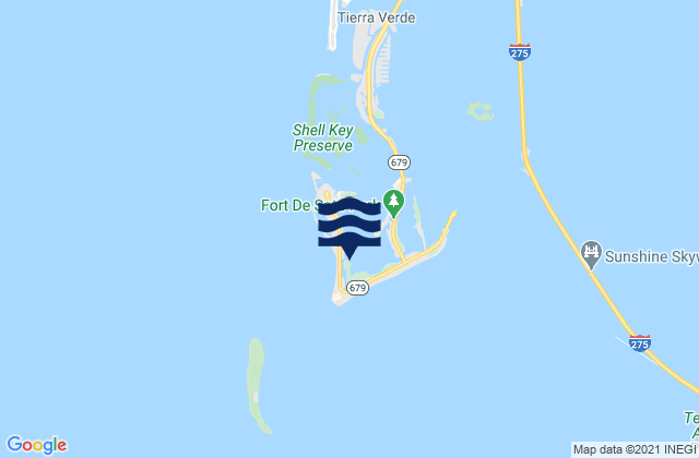 De Soto Point, United Statesの潮見表地図