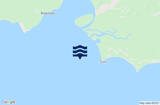 Dedele Point, Papua New Guineaの潮見表地図
