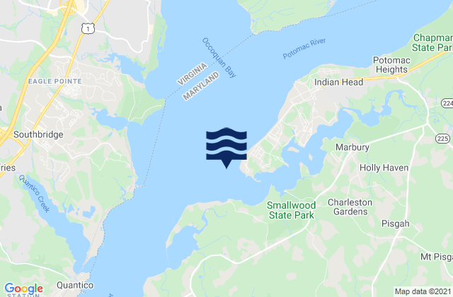 Deep Point, United Statesの潮見表地図