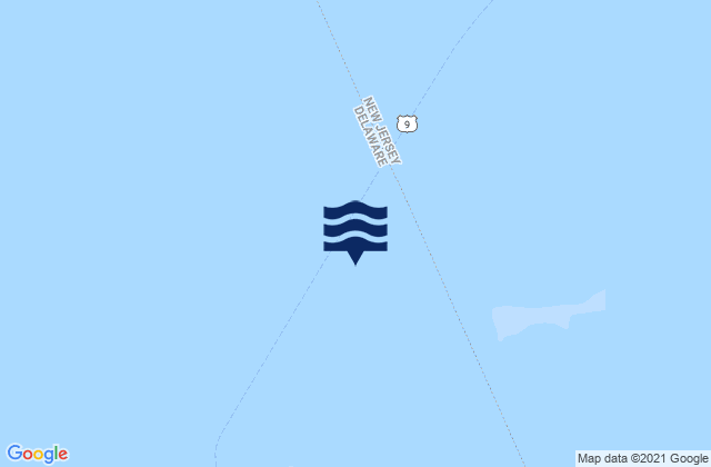 Delaware Bay Entrance, United Statesの潮見表地図