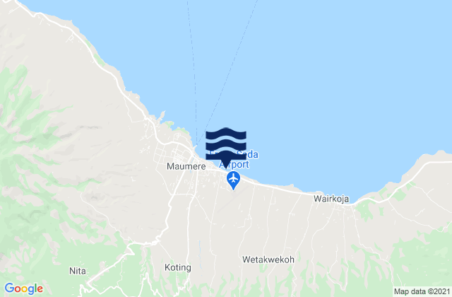 Detung, Indonesiaの潮見表地図