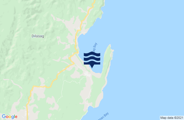 Diapitan Bay, Philippinesの潮見表地図