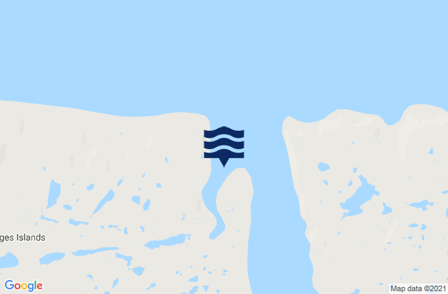 Digges Harbour, Canadaの潮見表地図