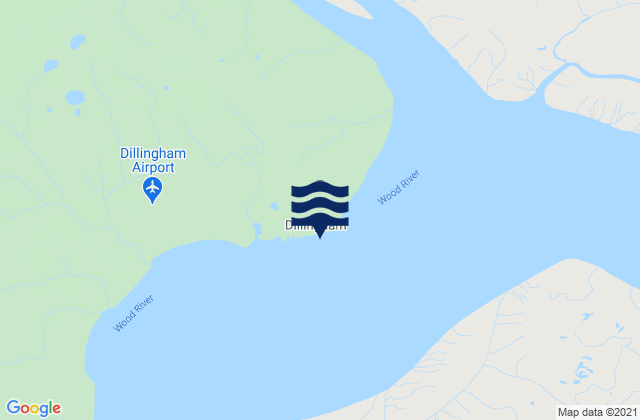 Dillingham, United Statesの潮見表地図