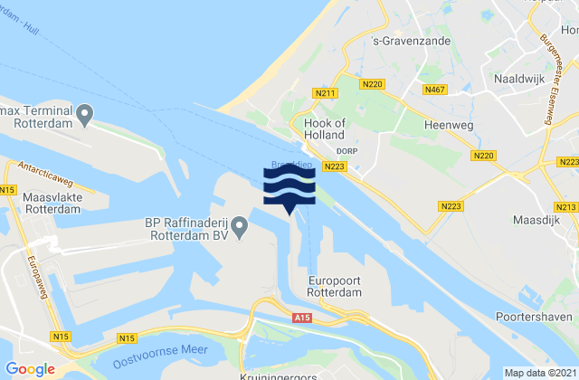 Dintelhaven, Netherlandsの潮見表地図