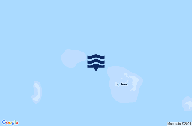 Dip Reef, Australiaの潮見表地図