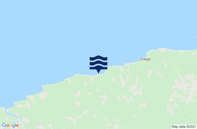 Distrito de Donoso, Panamaの潮見表地図