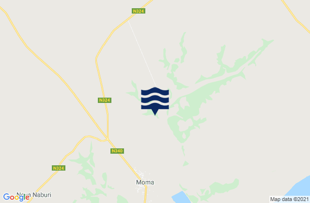 Distrito de Moma, Mozambiqueの潮見表地図