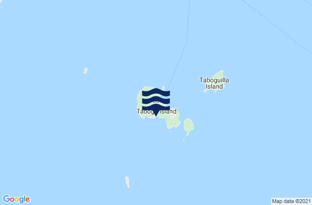 Distrito de Taboga, Panamaの潮見表地図