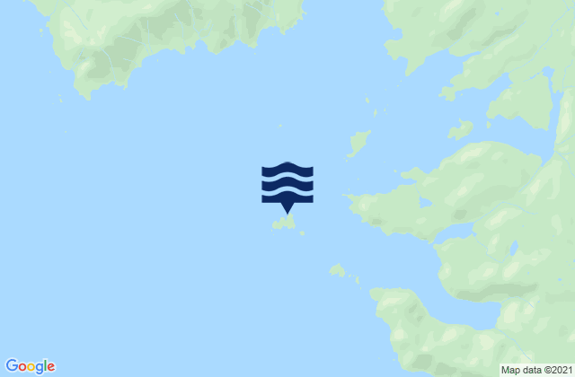 Diver Islands, United Statesの潮見表地図