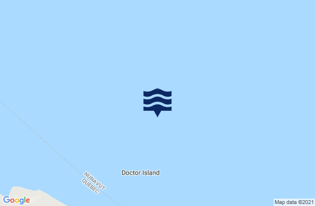 Doctor Island, Canadaの潮見表地図
