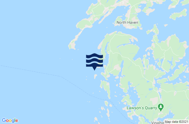 Dogfish Island NNE of, United Statesの潮見表地図