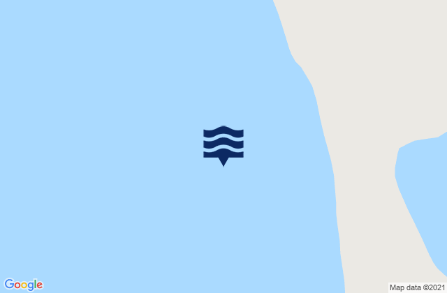Dolgoi Island, Russiaの潮見表地図