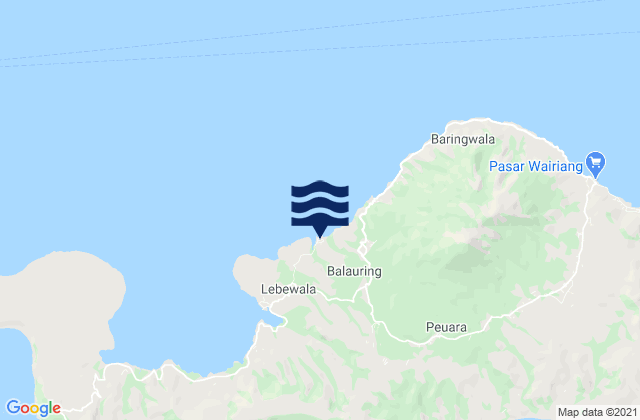 Dolulolong, Indonesiaの潮見表地図