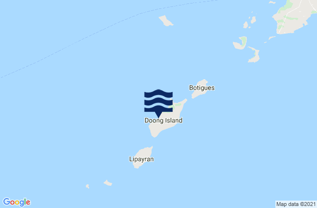 Doong, Philippinesの潮見表地図