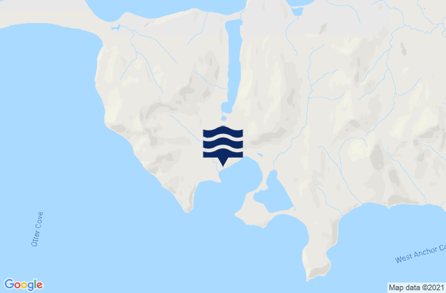 Dora Harbor, United Statesの潮見表地図