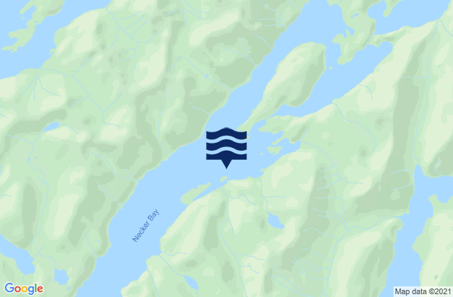 Dorothy Cove Necker Bay, United Statesの潮見表地図