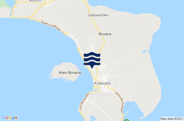 Dorp Antriol, Bonaire, Saint Eustatius and Saba の潮見表地図